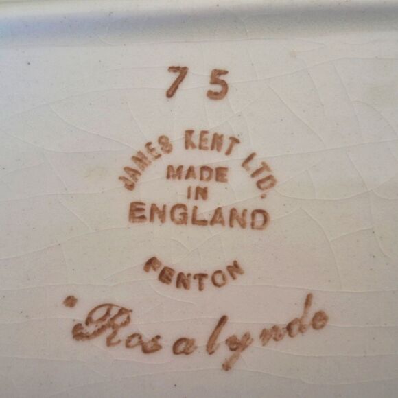 James Kent Rosalynde Chintz Mini Tray Butter Server Bone Dish Trinket Holder - Picture 2 of 15